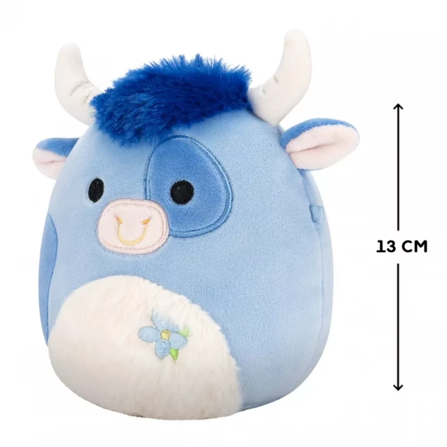 М'яка іграшка Squishmallows Бик Бермайє 13 см (SQER01181) - 2