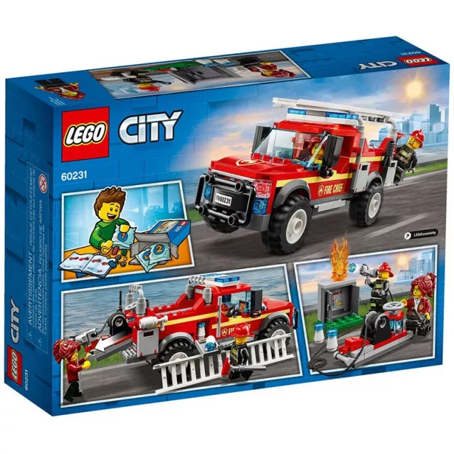 Конструктор LEGO City Грузовик начальника пожарной части (60231) - 2