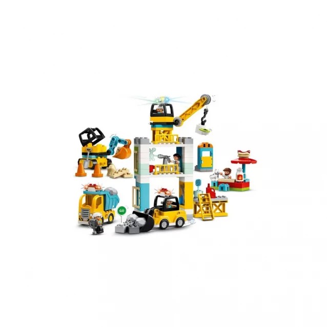 Конструктор LEGO Duplo Подъемный кран и строительство (10933) - 5
