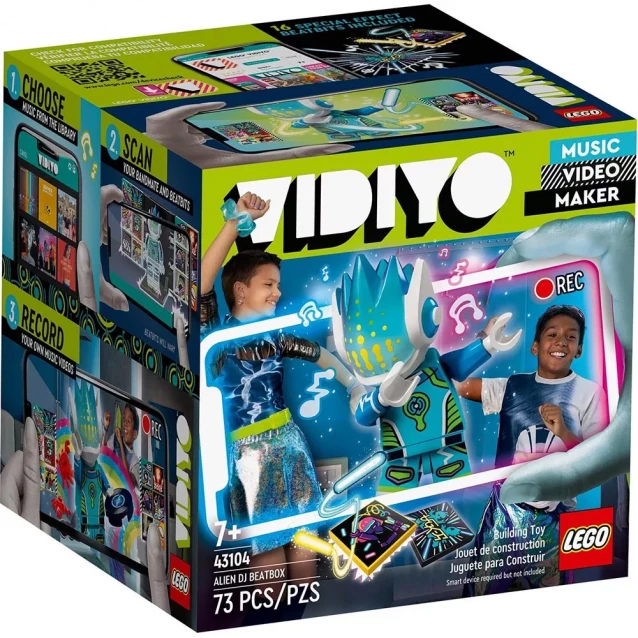 Конструктор LEGO Vidiyo Бітбокс Діджея Прибульця (43104) - 1
