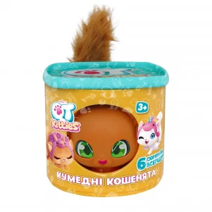 Ігровий набір QT Kitties Кошеня Джинджер (450001-5) дитяча іграшка