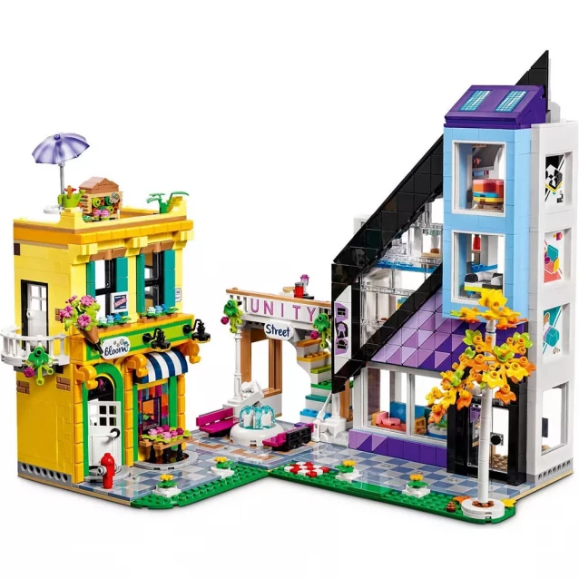 Конструктор LEGO Friends Квіткові та дизайнерські крамниці у центрі міста (41732) - 5