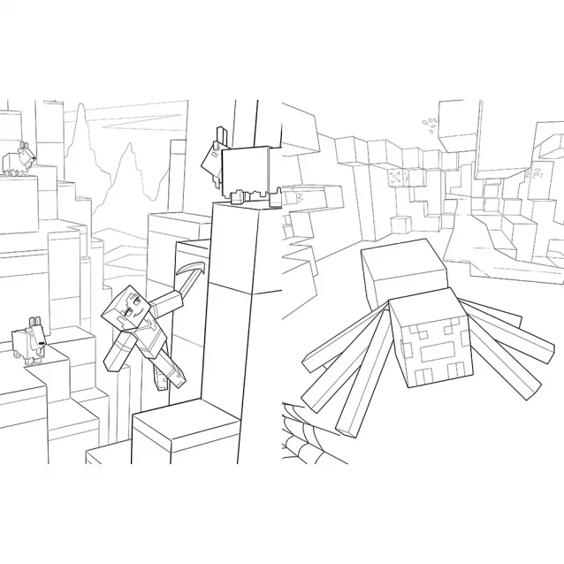 Розмальовка Артбукс Minecraft Пригоди (9786175230541) - 5
