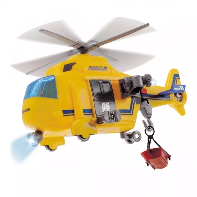 Вертолет Dickie Toys Спасательная служба с лебедкой (3302003) - 1