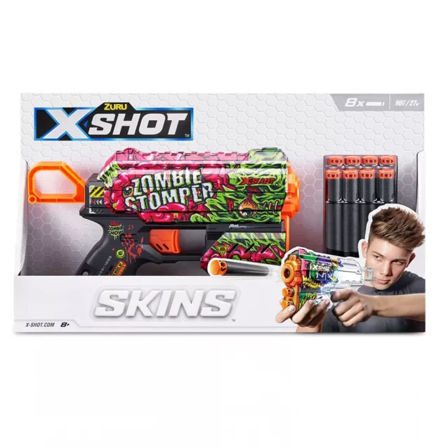 Бластер X-Shot Skins Zombie Stomper (36516A) - 2