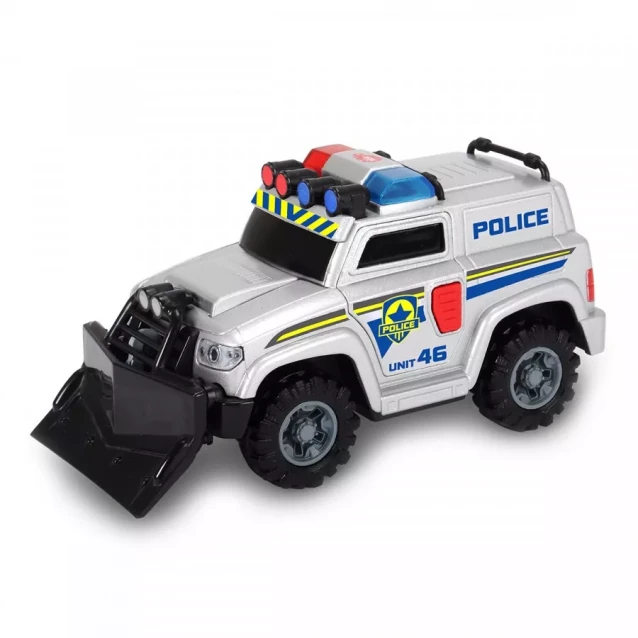 DICKIE TOYS Функціональне авто "Поліція" зі щитом, звук. та світл. ефектами, 15 см, 3+ - 2