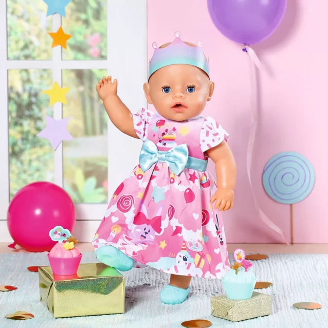 Одяг для ляльки Baby Born День народження делюкс 43 см (834152) - 6