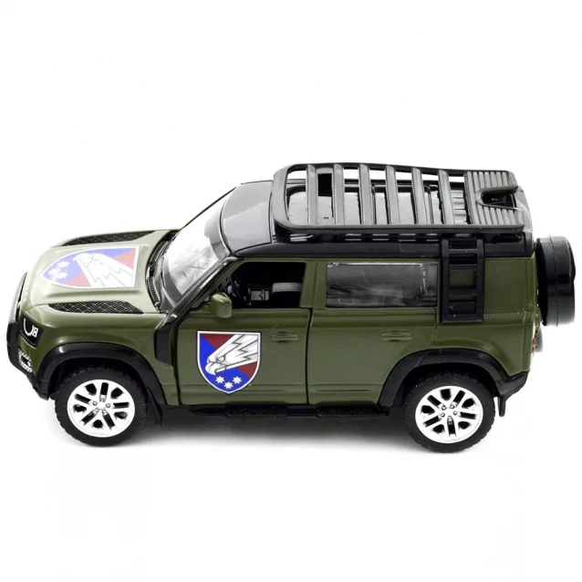 Автомодель TechnoDrive Шеврони Героїв Land Rover Defender 25 ОПДБр (250289M) - 2