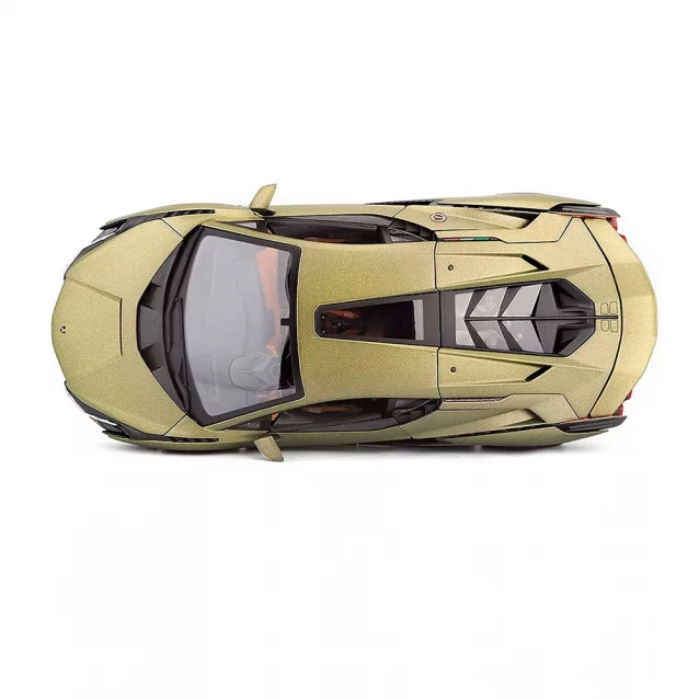 Автомодель Bburago Lamborghini Sian FKP 37 матовий зелений металік, 1:18 (18-11046G) - 4