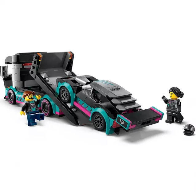 Конструктор LEGO City Автомобіль для перегонів й автовоз (60406) - 4