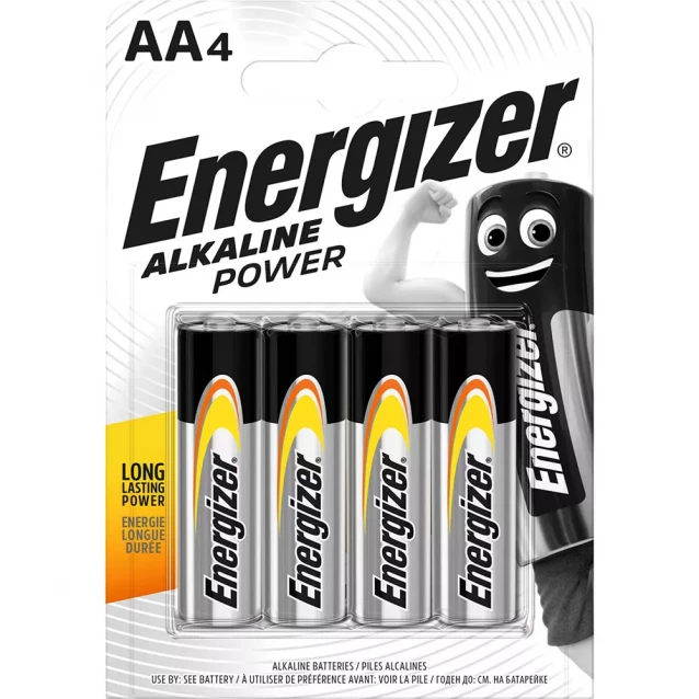 Батарейка ENERGIZER AA Alk Power 4 шт. (7638900246599) - 1