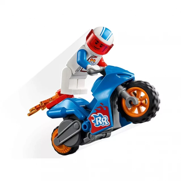 Конструктор LEGO CITY STUNTZ Каскадерський мотоцикл-ракета (60298) - 6