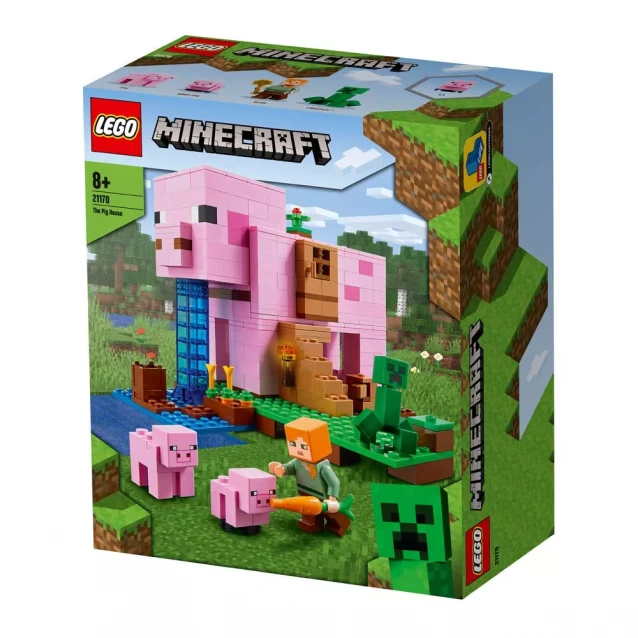 Конструктор LEGO Minecraft Будинок-свиня (21170) - 1