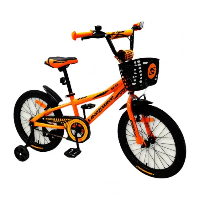 LIKE2BIKE Neos Велосипед дитячий 2-х коліс.18'' (помаранчевий) - 1