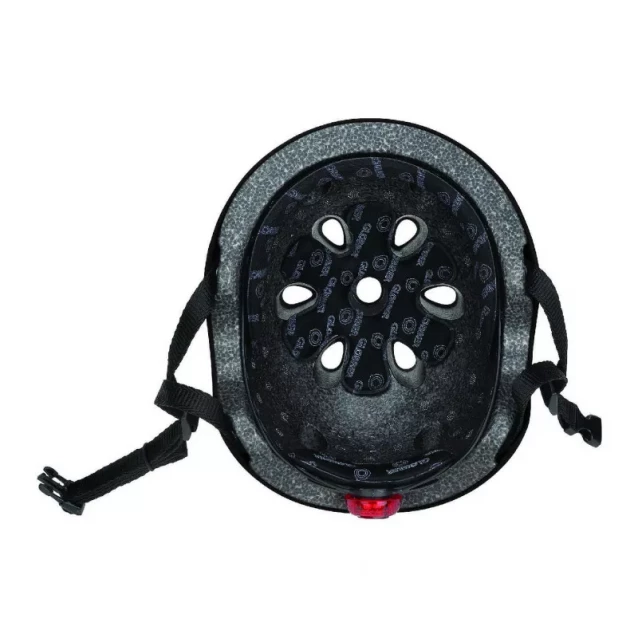 GLOBBER Шлем защитный детский (черный, с фонариком, 48-53 см) - 4