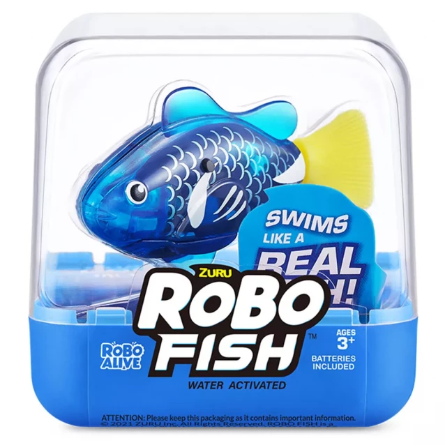 Інтерактивна іграшка Pets & Robo Alive Роборибка синя (7191-4) - 1