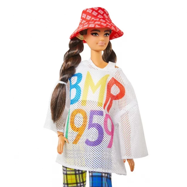 Колекційна лялька Barbie "BMR 1959" у футболці в сітку та шотландських штанах (GNC48) - 4