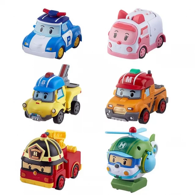 Ігровий набір Robocar Poli GoGo Міні рятівники-трансформери делюкс 6в1 (ZR-915) - 1