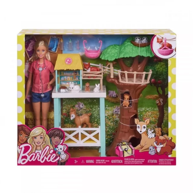 Ігровий набір з лялькою Barbie "Центр догляду за тваринами" - 4
