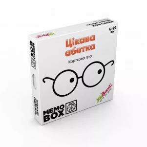 Настільна гра MemoBox Цікава Абетка дитяча іграшка