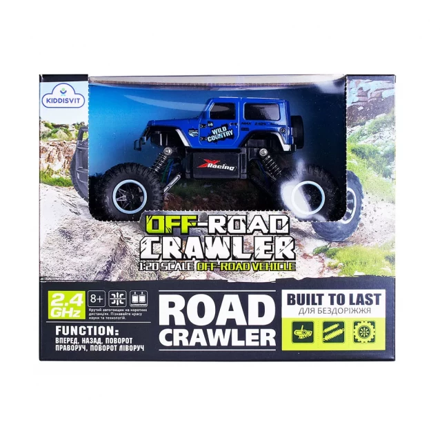 Автомобіль OFF-ROAD CRAWLER з р/к - WILD COUNTRY (синій, акум. 3,6V, 1:20) - 3