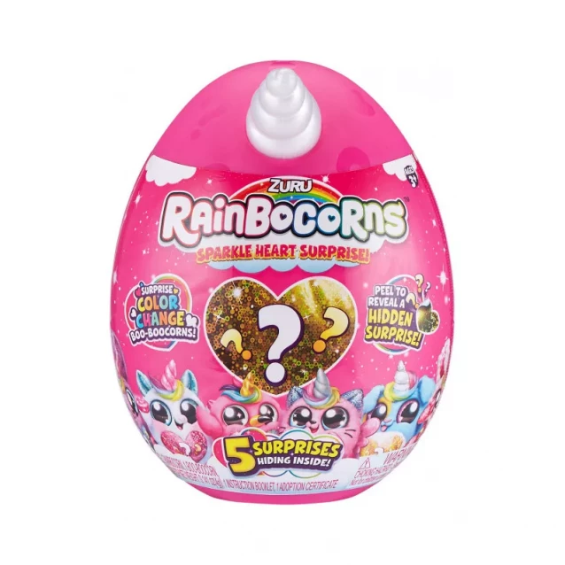 Rainbocorn Мягкая игрушка-сюрприз Rainbocorn-H (серия Sparkle Heart Surprise), арт. 9204H - 6