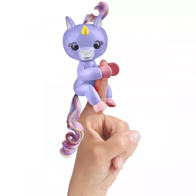 Fingerlings Интерактивный ручной единорог фиолетовый - 4