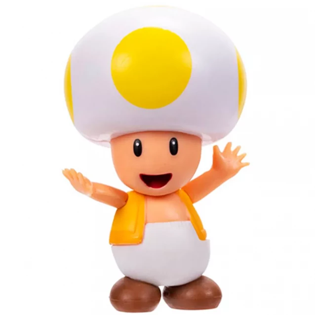 Фігурка з артикуляцією Super Mario Жовтий Тоад 6 см (41291i-GEN) - 2