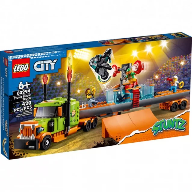 Конструктор LEGO CITY STUNTZ Каскадерский грузовик (60294) - 1