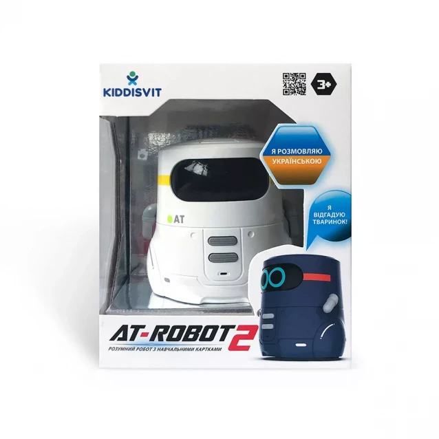 Інтерактивний робот AT-ROBOT 2 з сенсорним керуванням білий (AT002-01-UKR) - 7