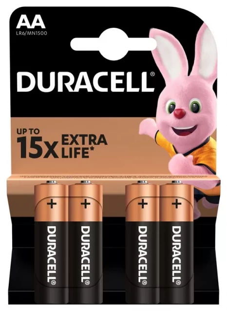 Батарейки лужні Duracell AA 4 шт (5006200/5014441) - 2