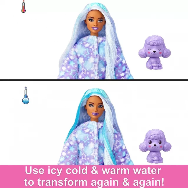 Кукла Barbie Cutie Reveal Мягкие и пушистые Пудель (HKR05) - 4