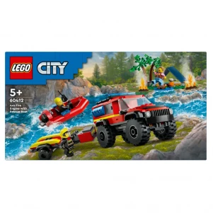 Конструктор LEGO City Пожежний позашляховик з рятувальним човном (60412) ЛЕГО Сіті