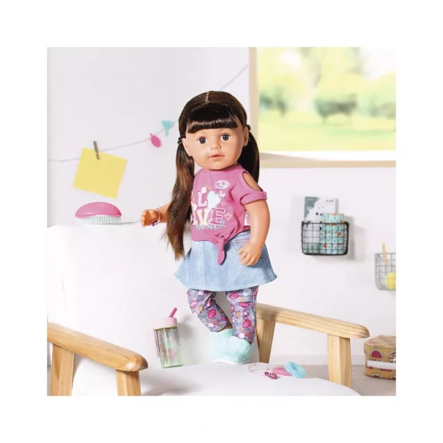ZAPF кукла BABY BORN серии нежные объятия-стильная СЕСТРИЧКА (43 cm, с аксессуарами) - 10