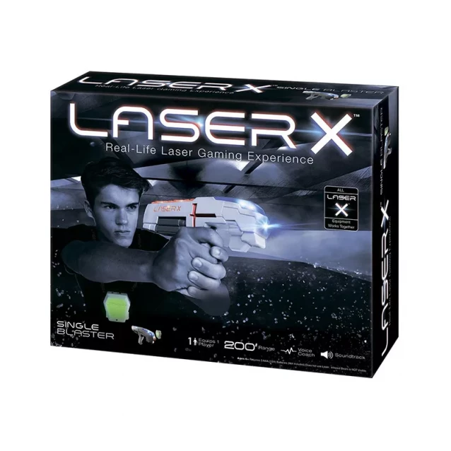 Игровой набор для лазерных боев - LASER X ДЛЯ ОДНОГО ИГРОКА (бластер, мишень) - 3