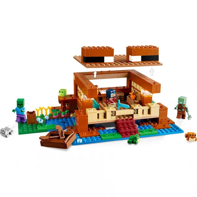 Конструктор LEGO Minecraft Дом в форме лягушки (21256) - 4