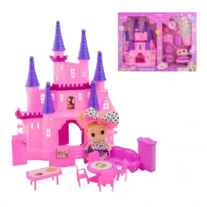 Іграшковий набір будиночок, з лялькою, аксес, у коробці 29*37,5*6 см  ляльковий будиночок