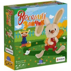 Игра настольная Rozum Веселый зайчик (R018UA) детская игрушка