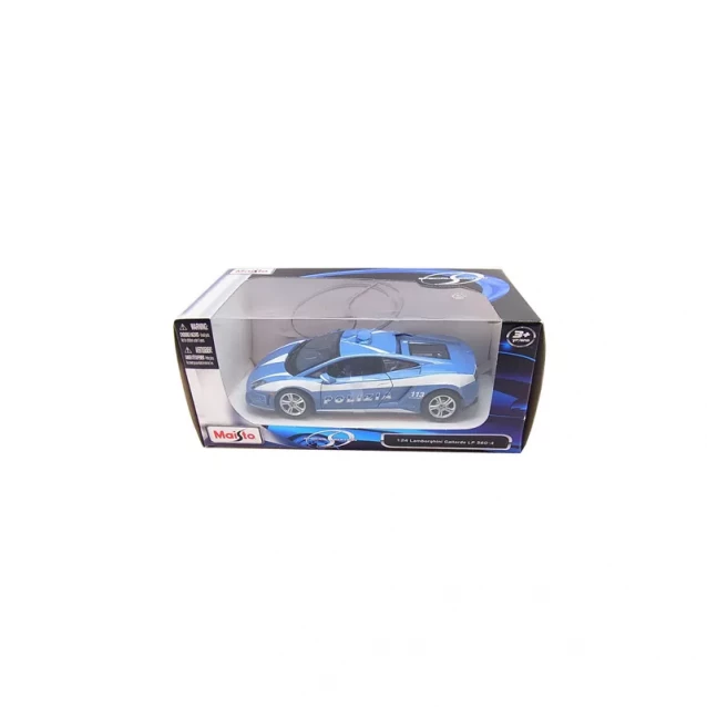 MAISTO Машинка іграшкова Lamborghini Huracan LP 610-4 Polizia синій (свет. и звук. эф.), М1:24, 2шт. - 2