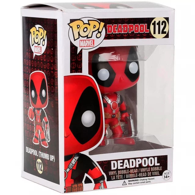 Фігурка Funko Pop! Deadpool Дедпул з великим пальцем вгору (7487) - 4