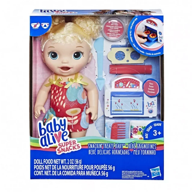 HASBRO Baby Alive лялька "Крихітка та їжа" - 3