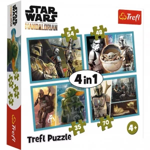 Пазлы Trefl Star Wars Мандалорец и его мир (34377) детская игрушка