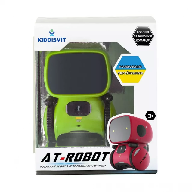 Интерактивный робот AT-ROBOT с голосовым управлением зеленый, озвуч.укр. (AT001-02-UKR) - 3