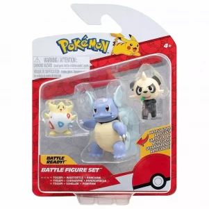 Набір фігурок Pokemon Тогепі, Панчам, Вартортл (PKW3051) дитяча іграшка