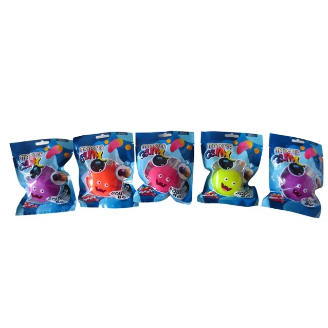 Іграшка-антистрес Monster Gum Squeeze Ball 6 см, в асорт. (428240) - 2