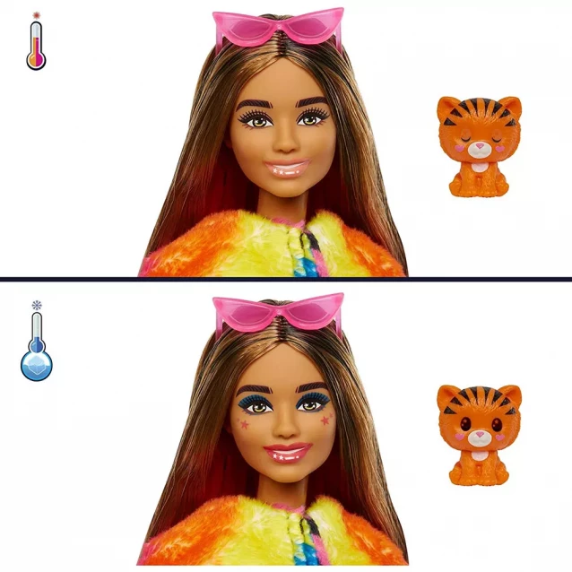 Кукла Barbie Cutie Reveal Друзья из джунглей Тигренок (HKP99) - 5