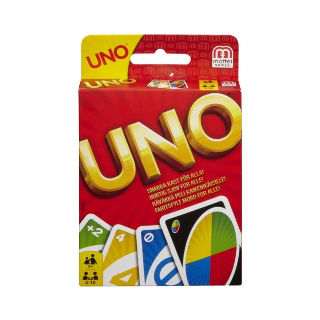 Карткова гра "UNO" (6 шт. на підвісній пластиковій стрічці) - 3