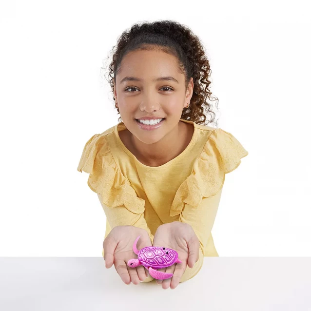 Интерактивная игрушка Pets & Robo Alive Робочерепаха Розовая (7192UQ1-2) - 5