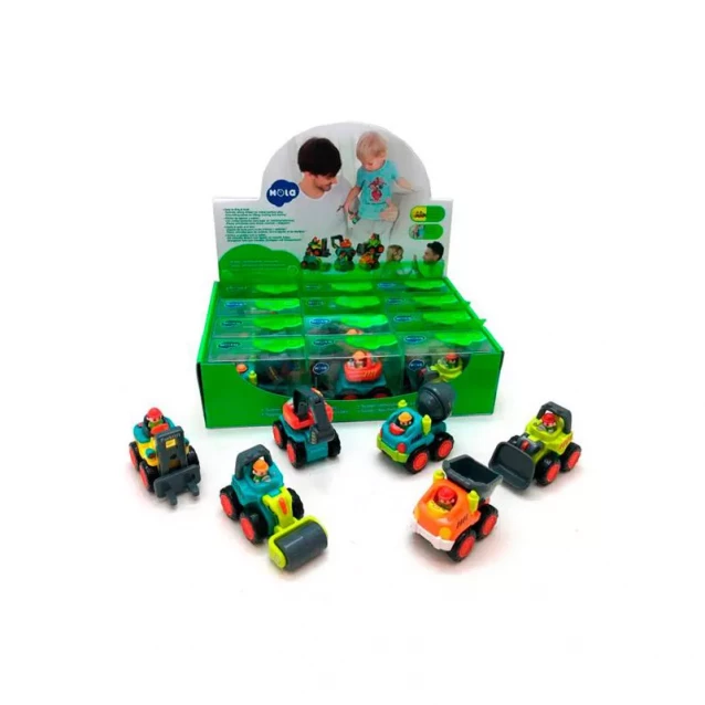 Hola Toys Іграшкова машинка Будівельна техніка, 6 видів в асорт. 3116B - 1