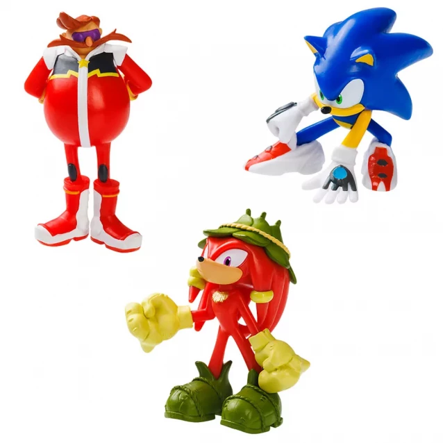 Набір фігурок Sonic Prime Сонік Наклз Доктор Еґман 6,5 см (SON2020D) - 2